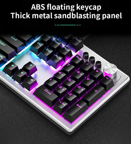 AULA MEMBRANE KEYBOARD BLACK GREY