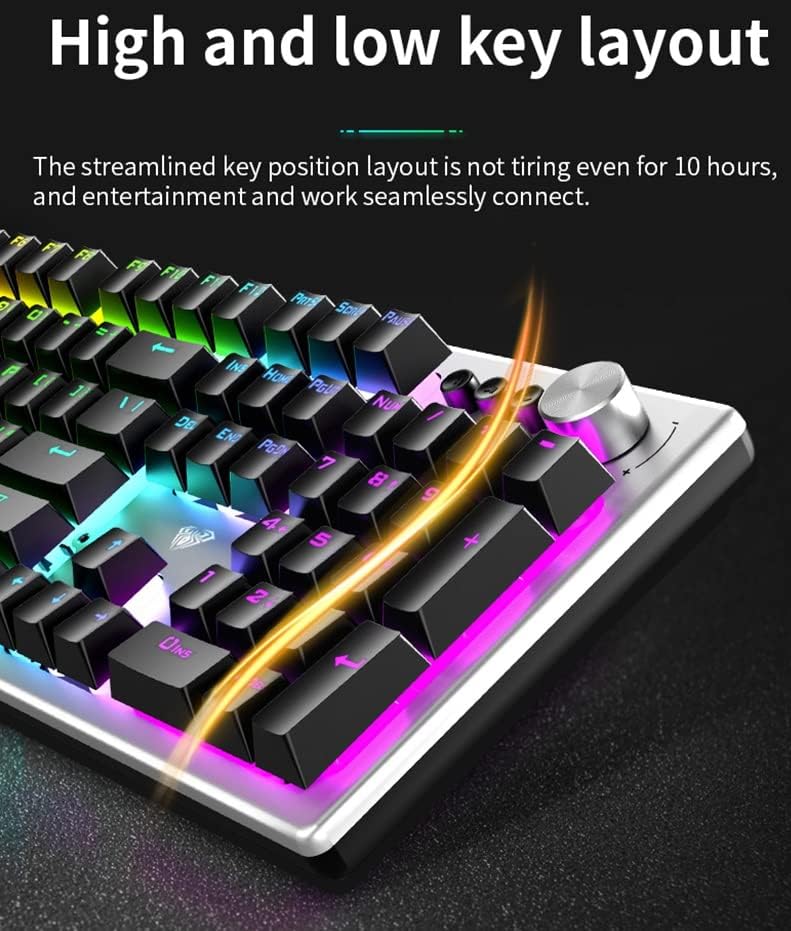 AULA MEMBRANE KEYBOARD BLACK GREY