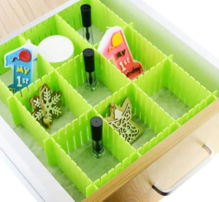 Adjustable drawer dividers organizer