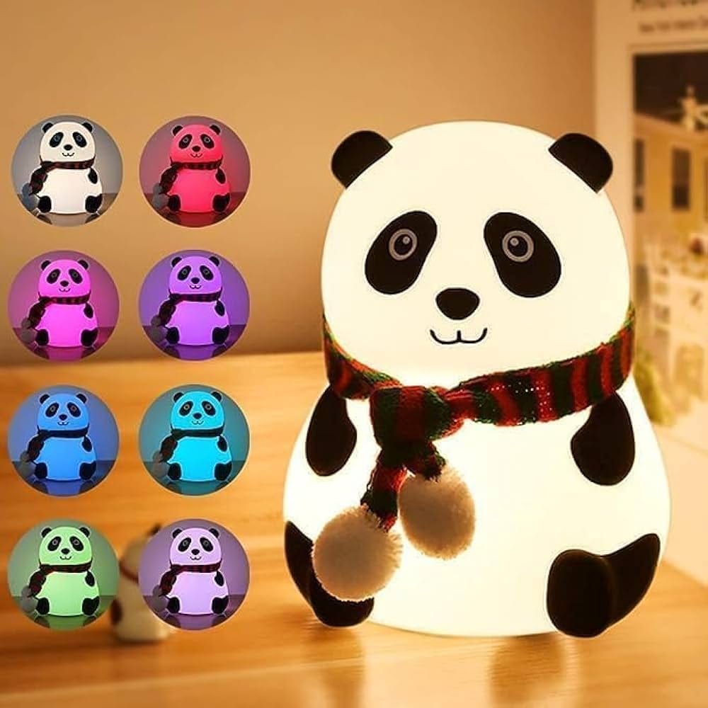 PandaGlow Soft Touch LED Night Light