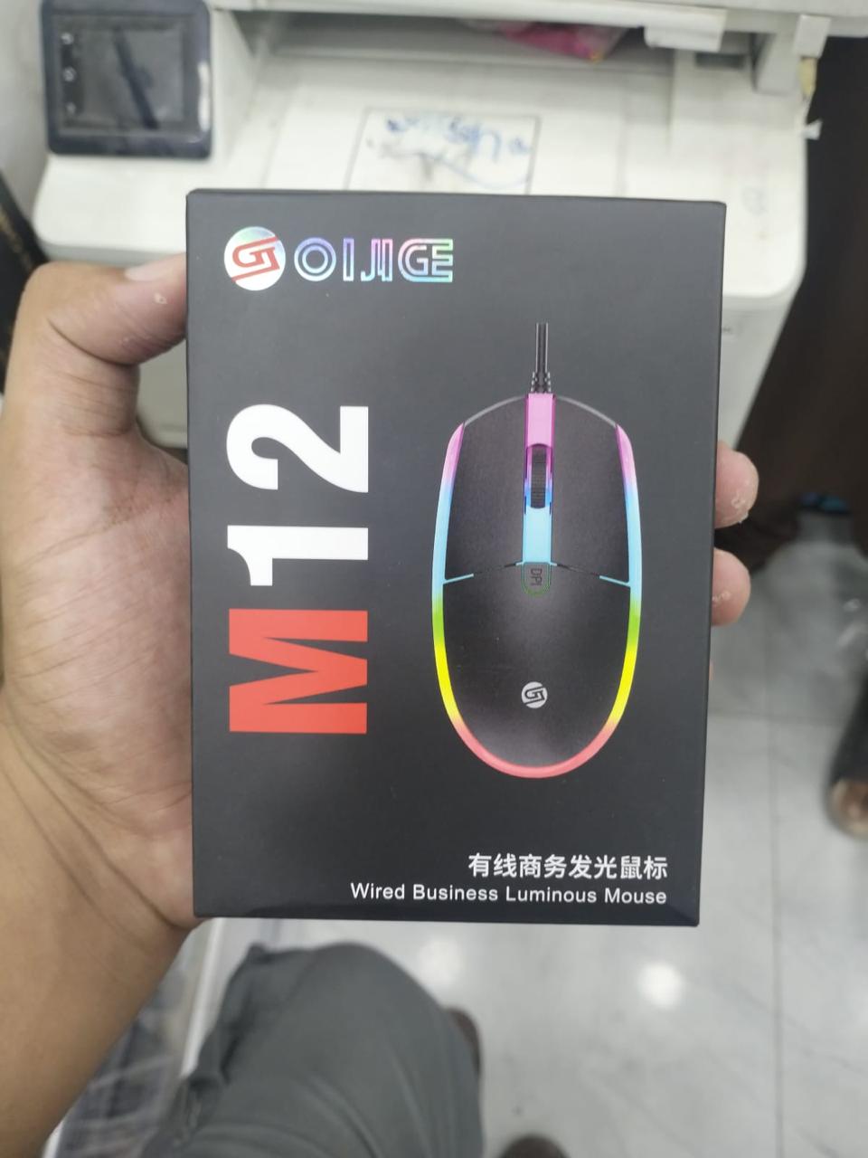 OIJIGE M12 RGB Wired Gaming Mouse
