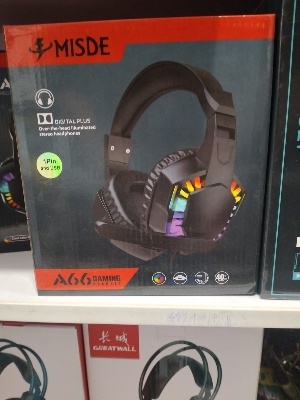 MISDE A66 RGB Gaming Headset