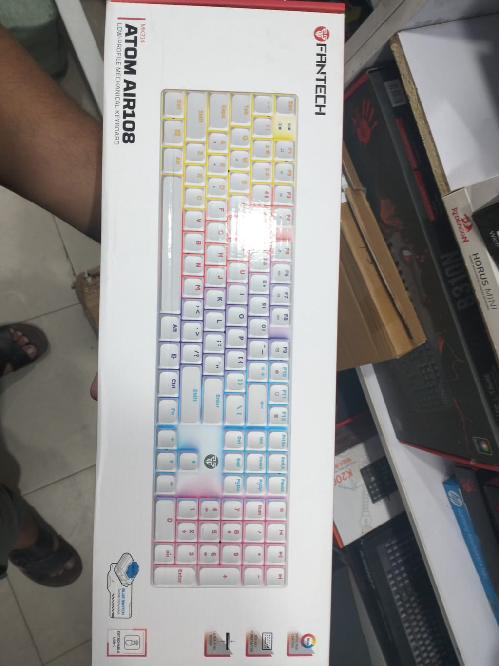 Fantech Atom Air108 RGB Mechanical Gaming Keyboard