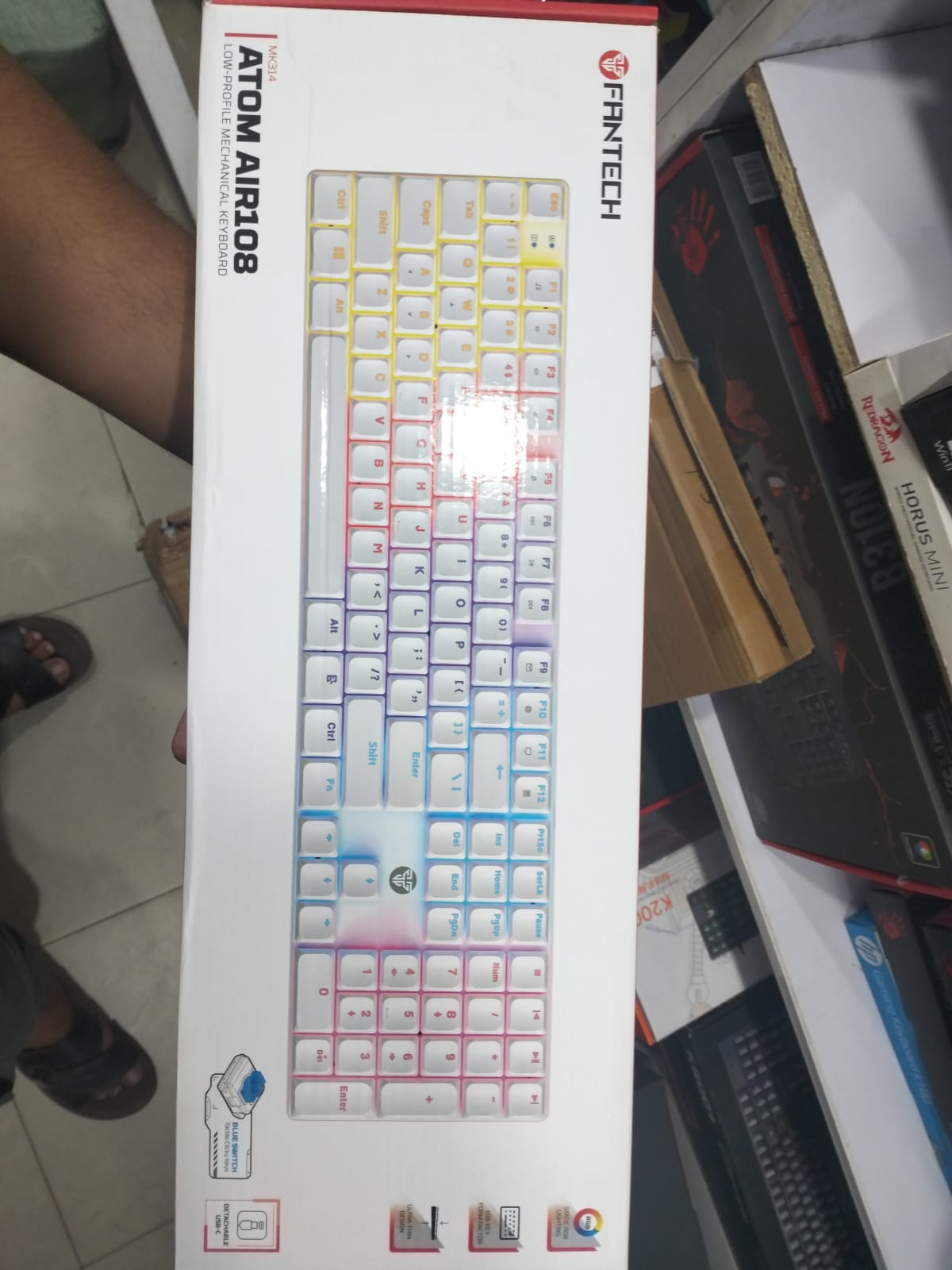Fantech Atom Air108 RGB Mechanical Gaming Keyboard