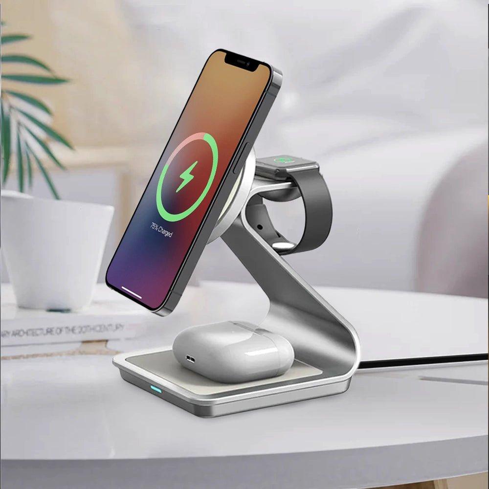 3-in-1 Magnetic Wireless Charging Station