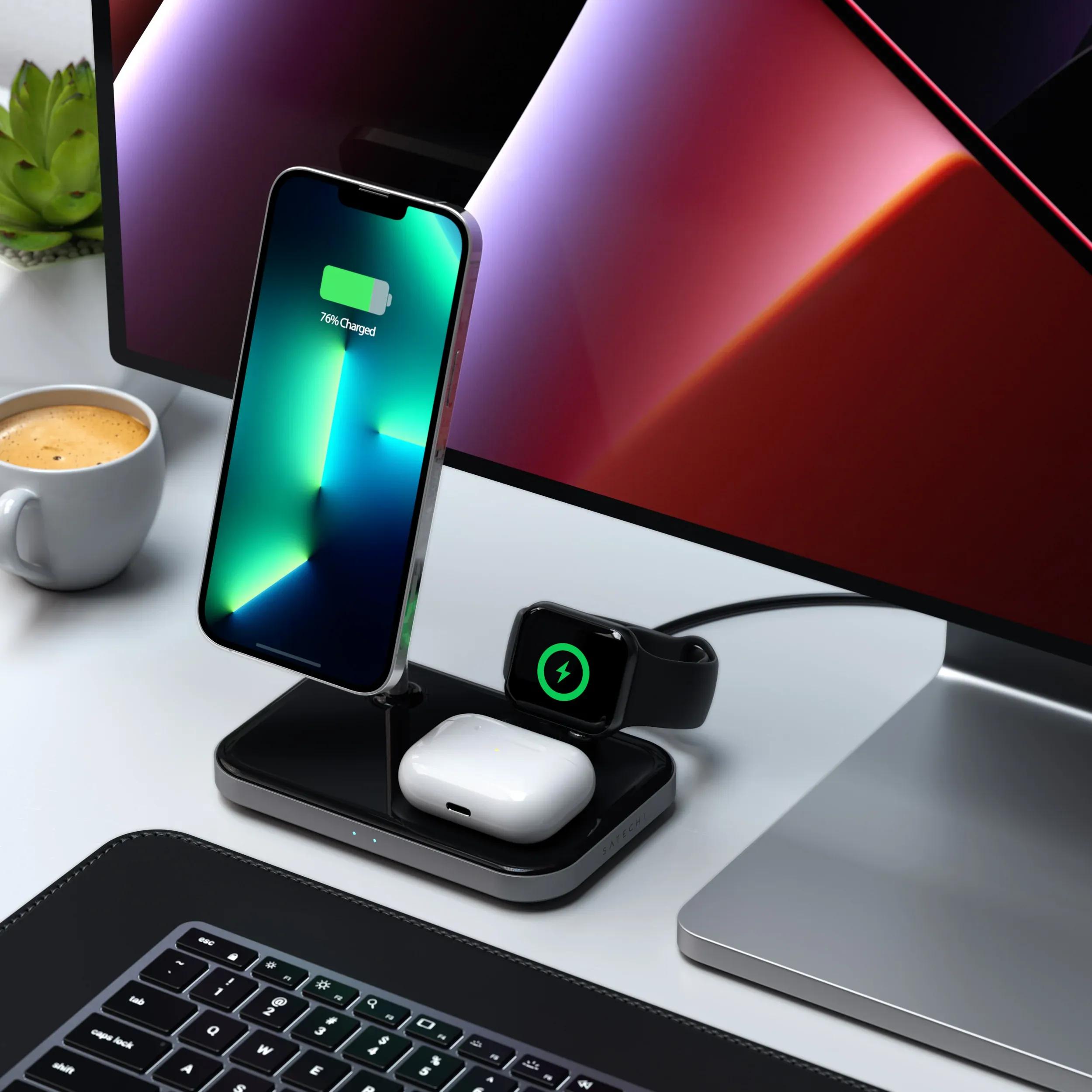 3-in-1 Magnetic Wireless Charging Station